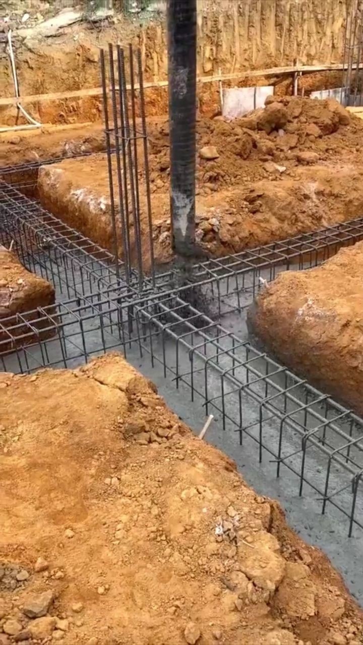 农村自建房地基原来可以这样建可真牢固