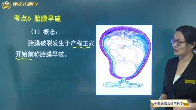 中西医结合妇产科学:胎膜早破的临床表现和治疗都在这里了,考试必须要知道