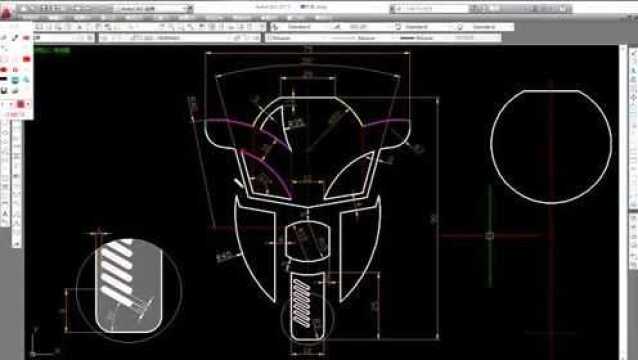CAD绘图实例之摩托车2