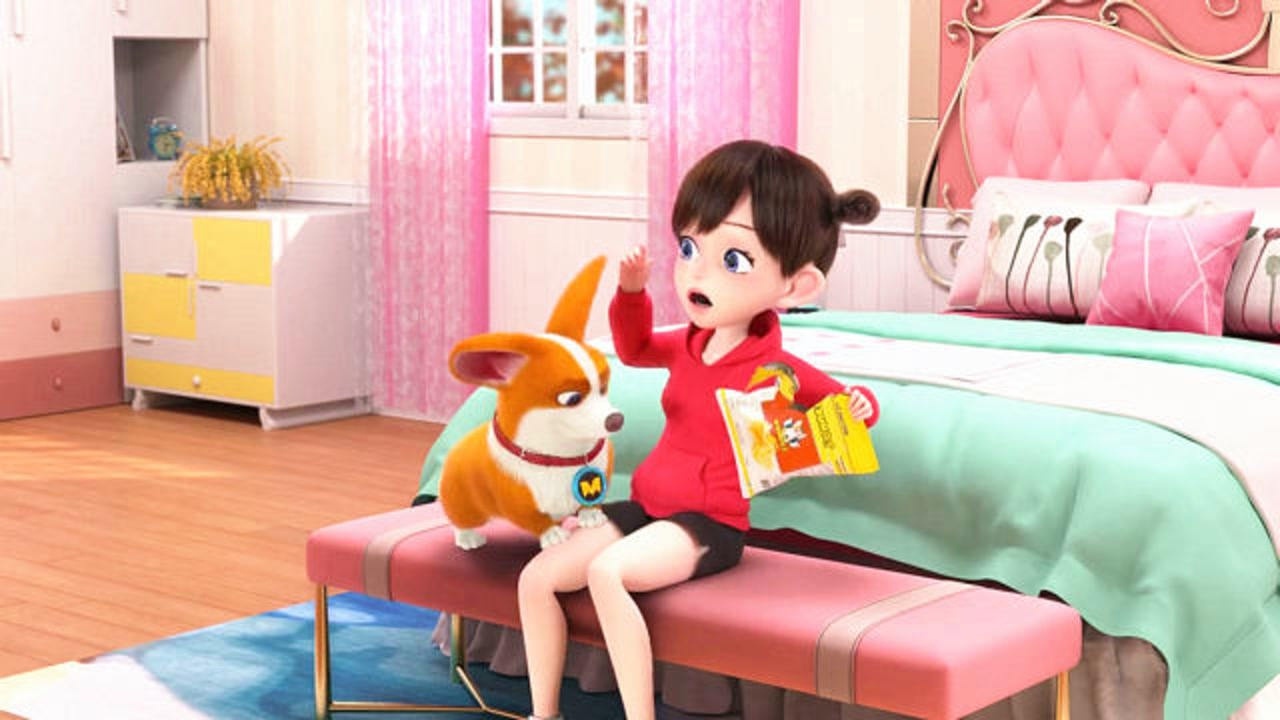 飞狗moco:为了铲屎官减肥,moco尽心竭力的和小主人抢零食