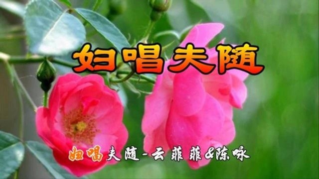 一首《妇唱夫随》送给天下夫妻,谁听谁幸福!