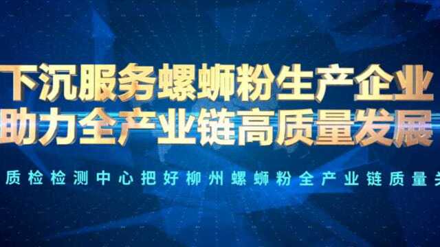 强化检验检测技术支撑 推动柳州地方特色产业高质量发展