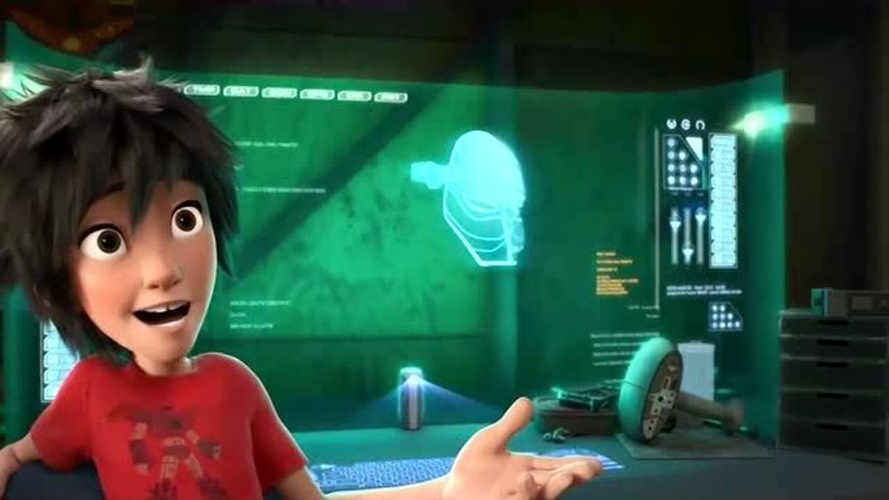 超能陆战队小宏为好友和大白升级机甲陆战队全员集合超燃