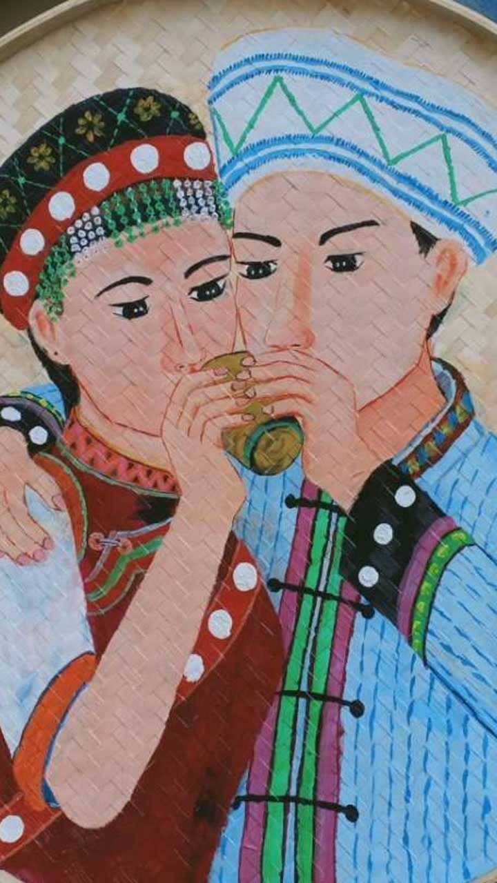 美丽人文傈僳族美术图片