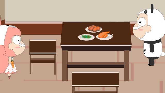 迷你家园迷你家园动画第64集几天没吃东西来到餐厅会做出什么