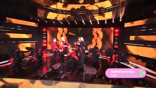 A.C.E  《Goblin》打歌现场,光彩耀目!