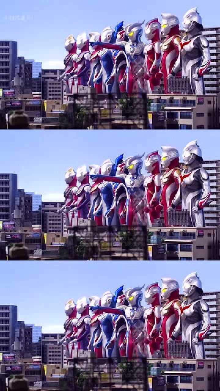 奥特十流氓大型走秀现场,平成黑帮老大迪迦,真想看看怪兽们的表情