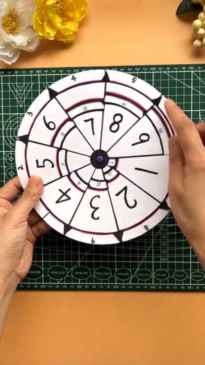 简单又好玩的乘法口诀大转盘帮助宝宝加强记忆力