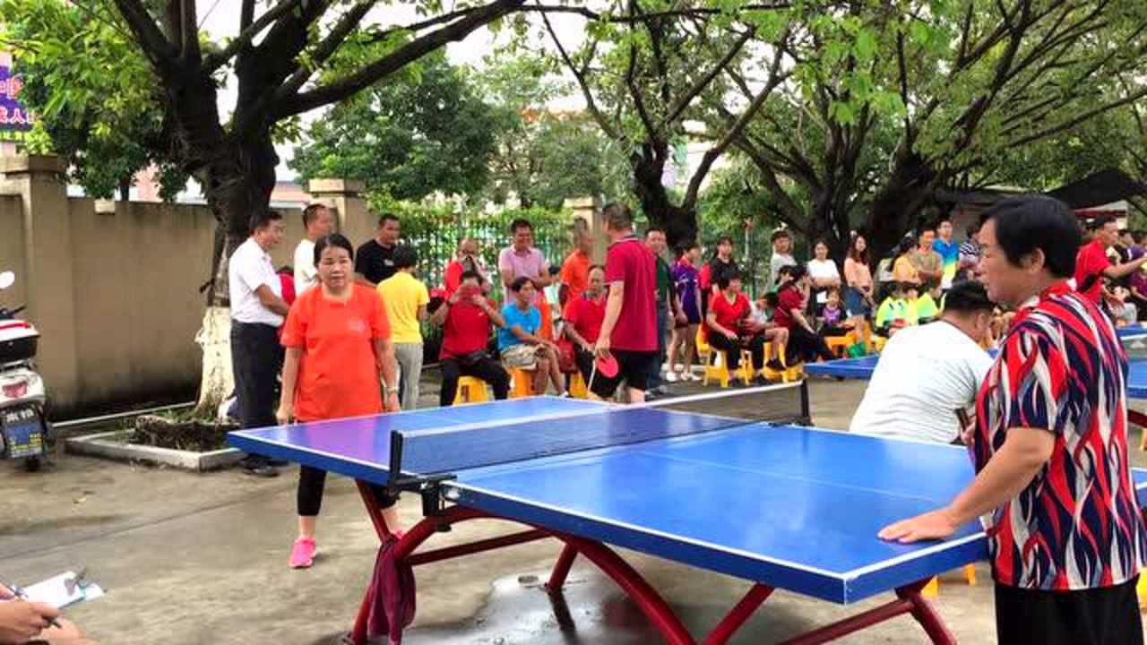 2020年10月1日庆国庆黄圃镇户外乒乓球赛