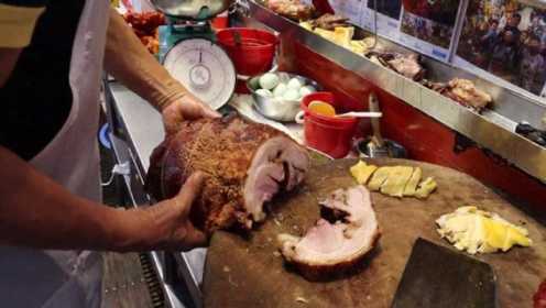 香港烧味 据统计烧肉鸡饭是最多人喜欢吃 因为太好吃了