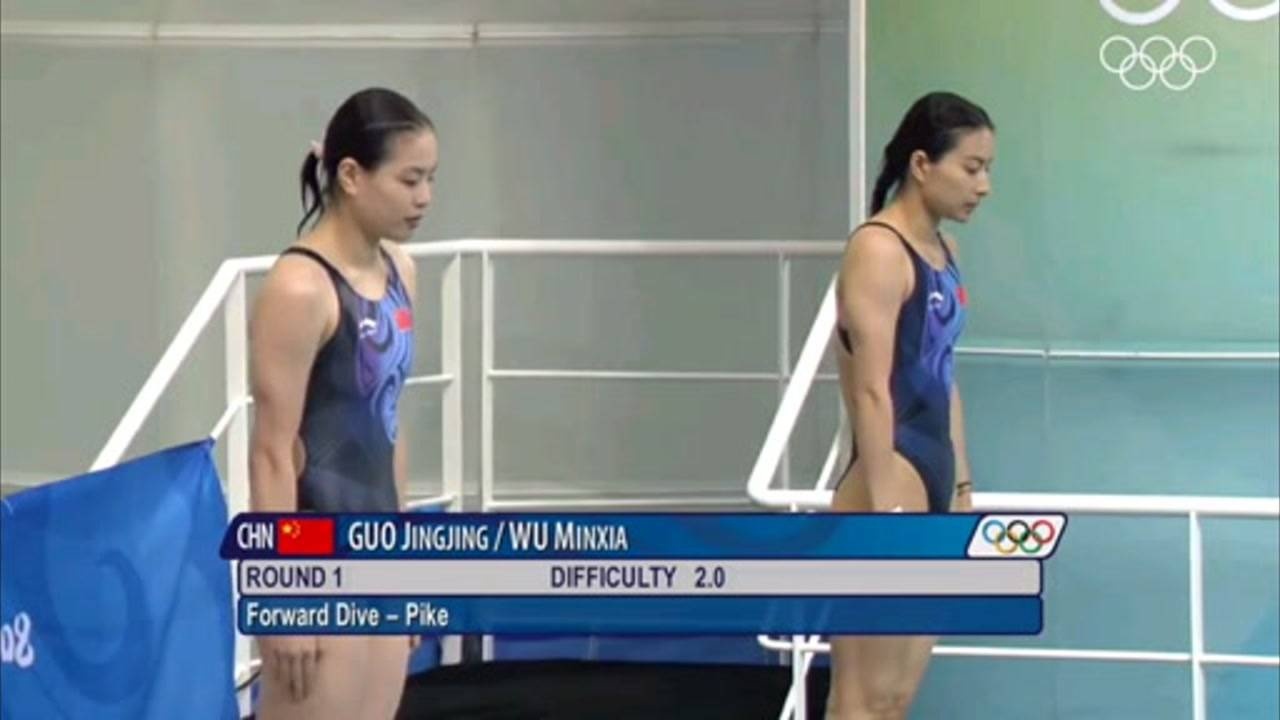 郭晶晶吴敏霞2008年北京奥运会跳水视频.