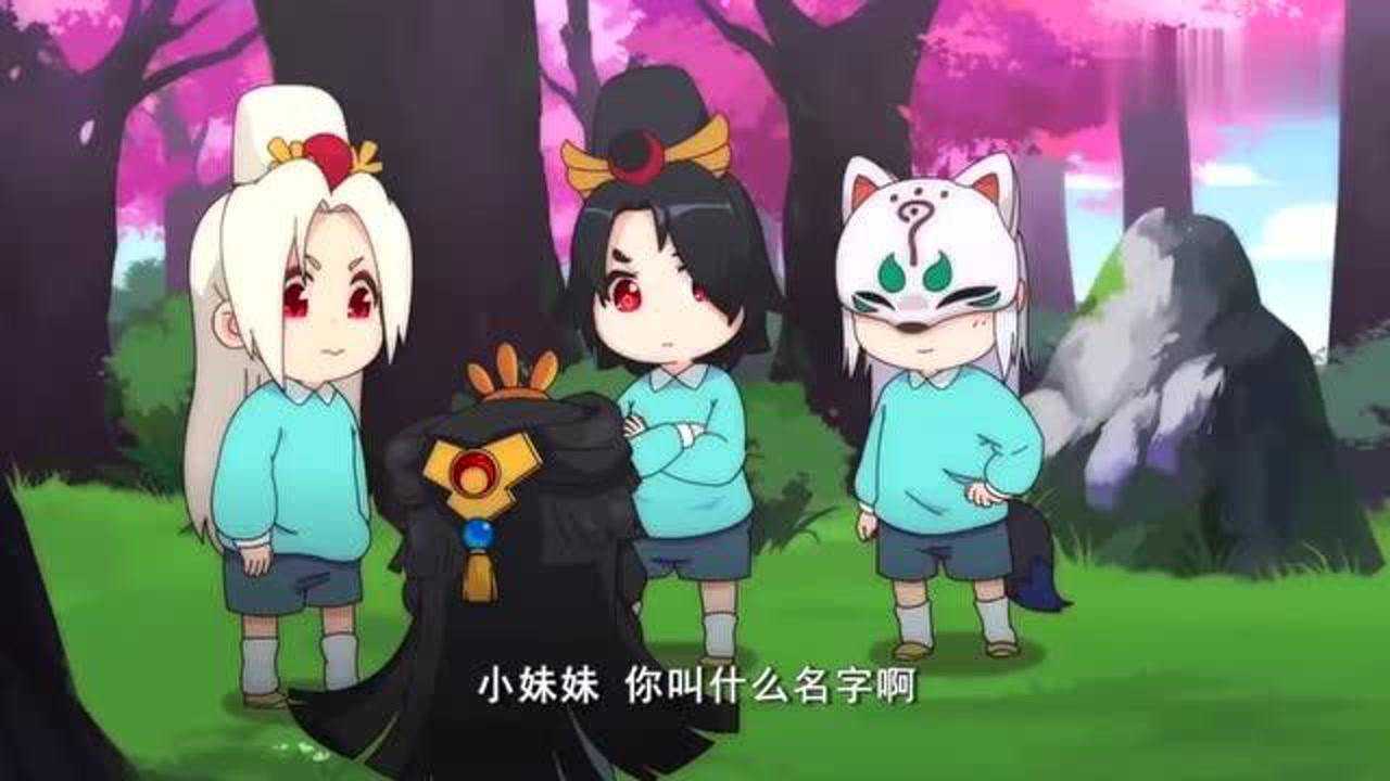 百鬼幼儿园妖狐看见女孩就喊小妹妹说不准人家是美女呢