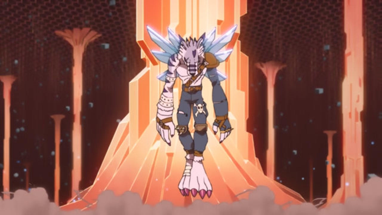 数码宝贝2020不屈的蓝色机翼兽人加鲁鲁全新的力量