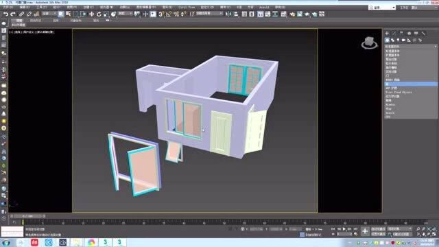 3Dmax入门教程,3dmax灯光参数设置,3dmax自学视频室内门窗