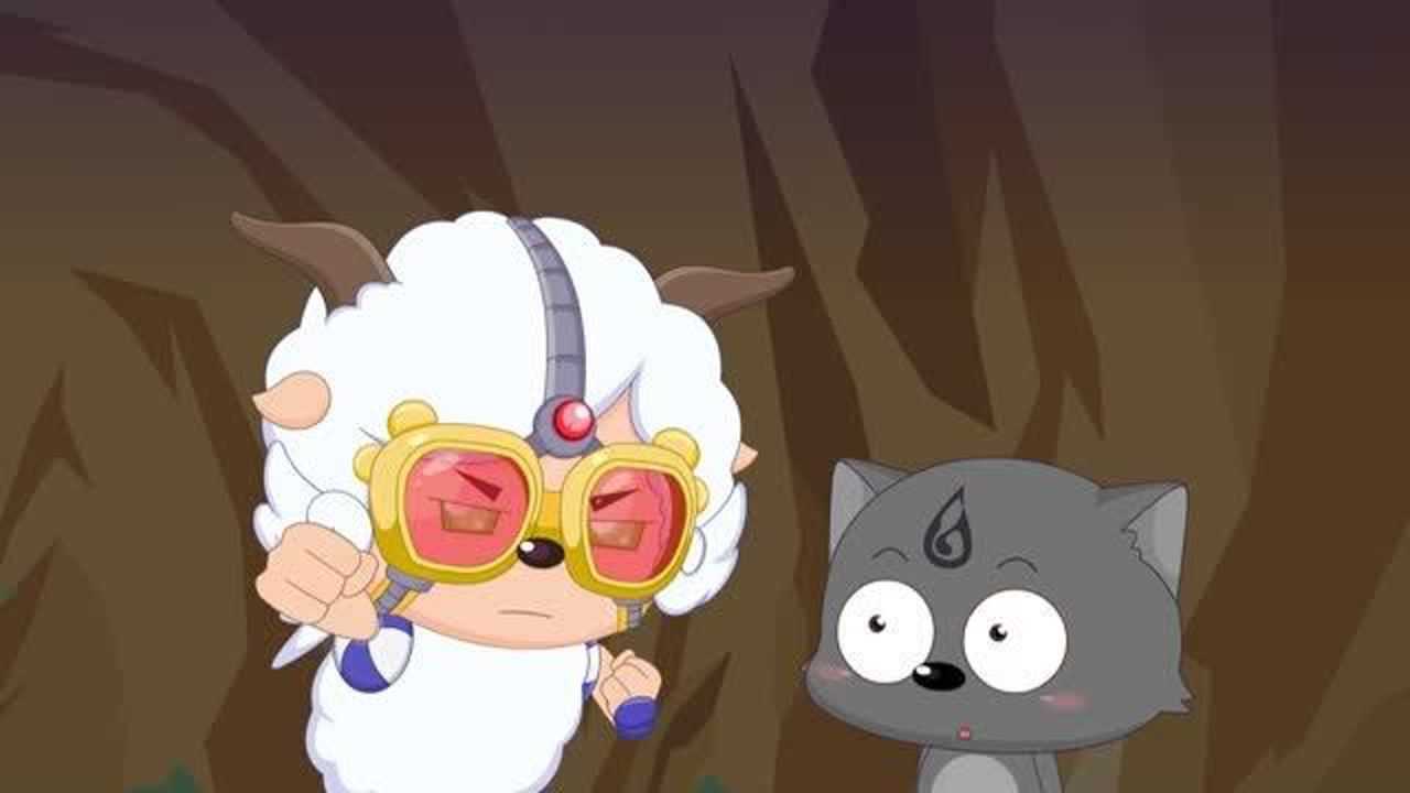 喜羊羊与灰太狼:机械羊好可爱,还戴着兔耳朵,一点都不冷漠了