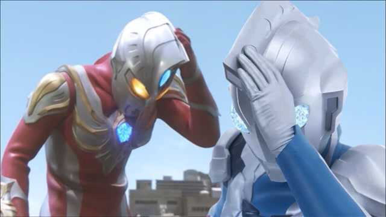 泽塔奥特曼麦克斯经典动作重现江湖泽塔摸头是在致敬前辈