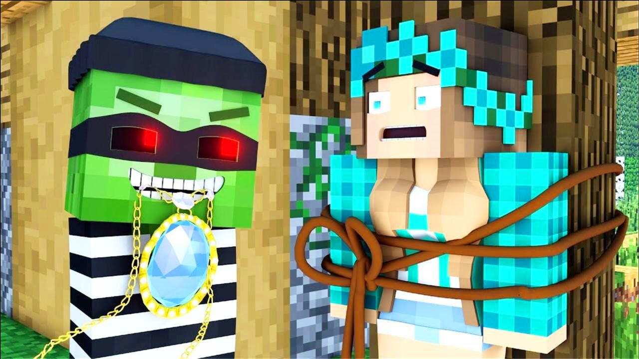 minecraft动画:拯救艾利克斯,史蒂夫与艾利克斯的爱情故事!