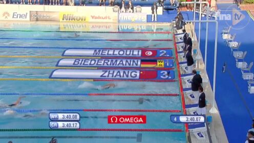 回顾：比德尔曼破400米自由泳世界纪录、张琳摘得世锦赛铜牌