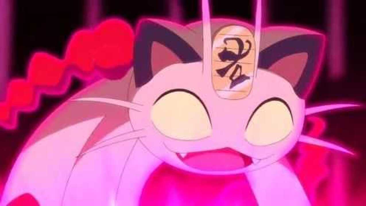 精灵宝可梦喵喵被迫黑化极巨化