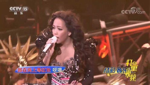 张惠妹演唱《站在高岗上》，引爆全场，高音太牛了