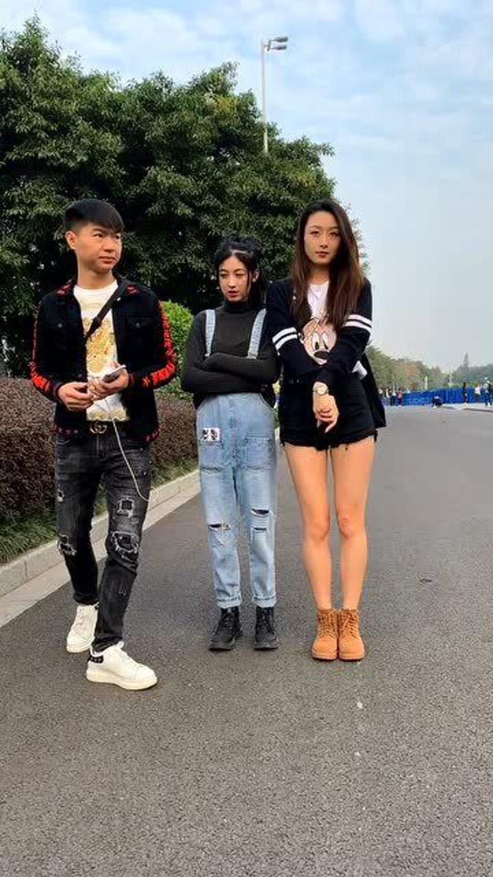 黄会赢小姐姐的身高不是盖的都是货真价实的真的太高了