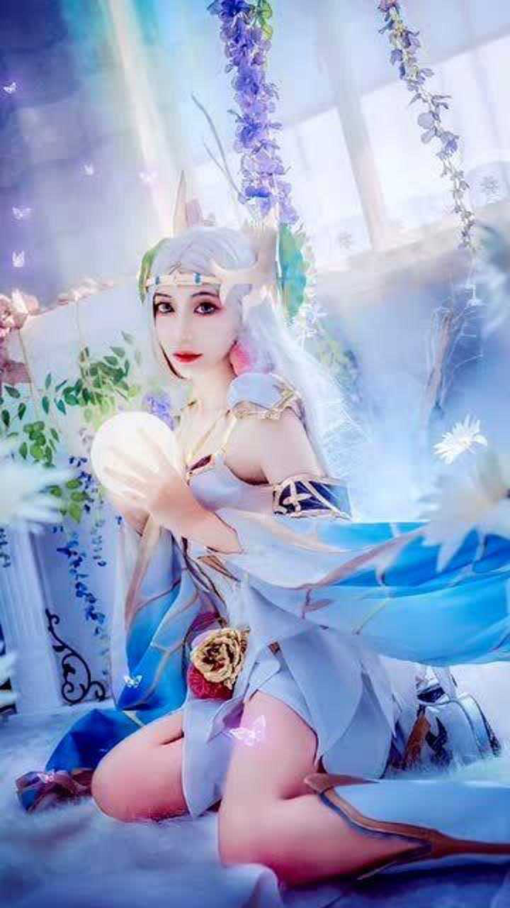 貂蝉金色仲夏夜之梦cos,美到极致_腾讯视频