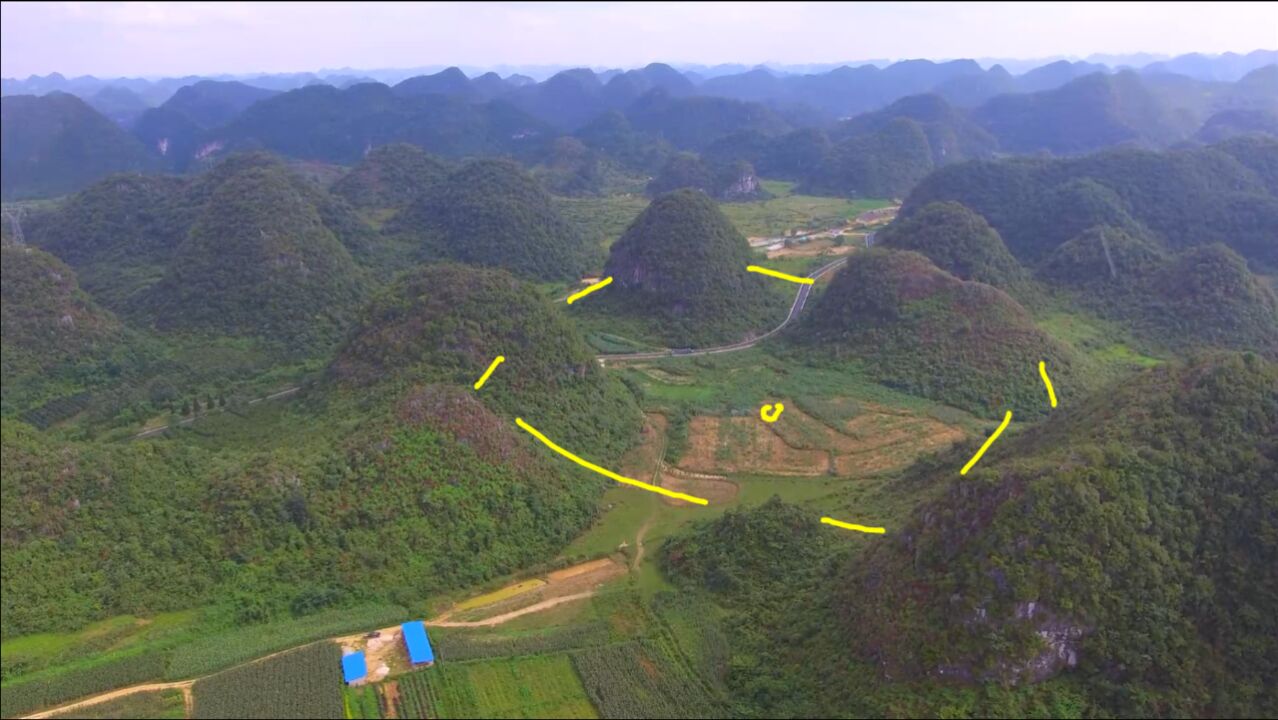 此地五星连珠藏风聚气可有状元的风水宝地