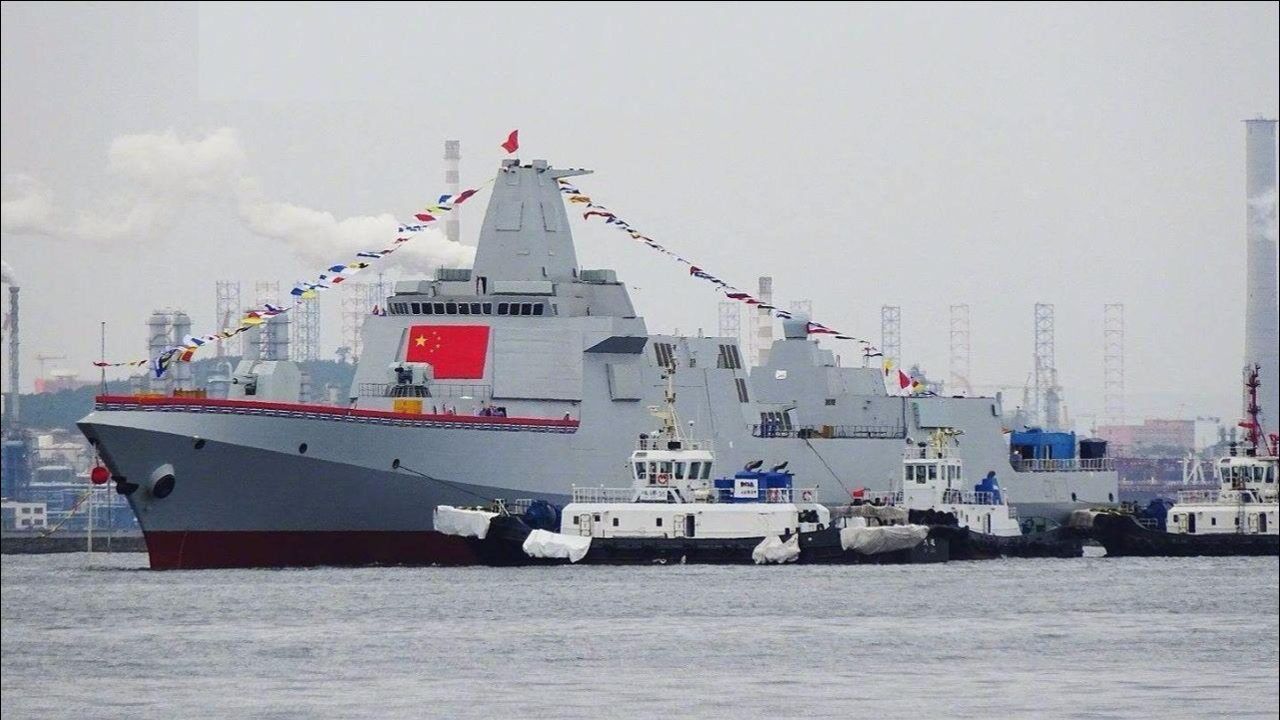 055并非完美055b蓄势待发装备168个垂直发射单元