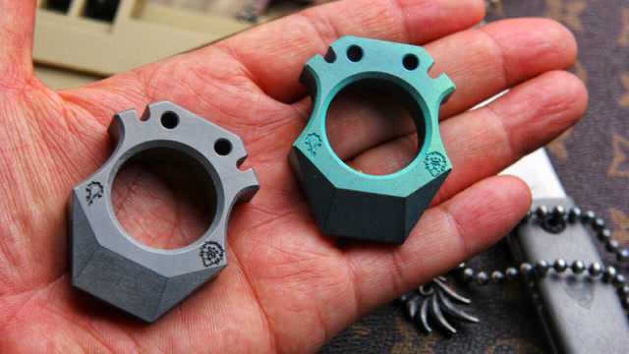 每个edc品牌都该有枚指虎 【 赤马 - 幽灵 】