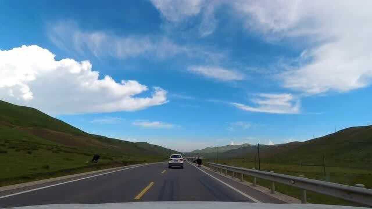 甘南州府合作市到临潭县316国道风景路况都不错