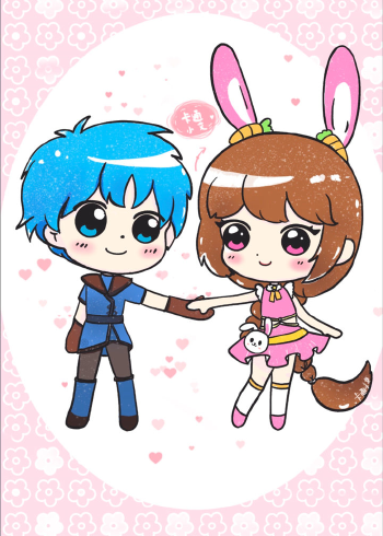 斗罗大陆唐三小舞萌萌简笔画卡通教程q版斗罗大陆