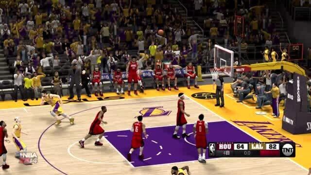 NBA2K湖人虐惨火箭!詹姆斯三双,戴维斯24+8,沃登组合空砍56分