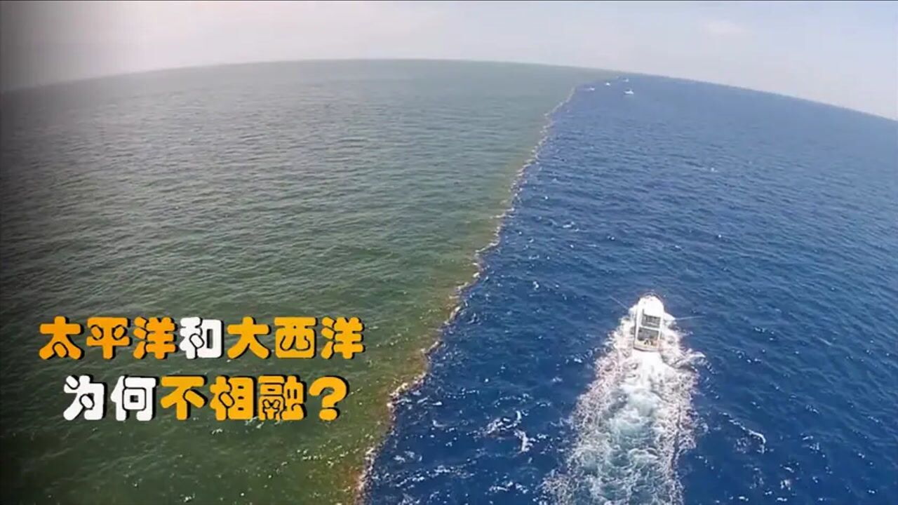 太平洋的海水和大西洋的海水,为何互不相融?