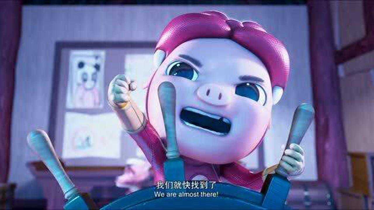 《不可思议的世界 》 猪猪侠脑袋被门夹了,那么高的海浪还前进