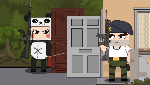 迷你吃鸡小队 迷你吃鸡小队:熊孩子救了两个高手,背后却有一群王者!