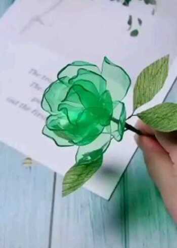 塑料瓶做玫瑰花