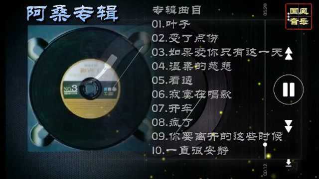 精选阿桑《叶子》专辑10首金曲