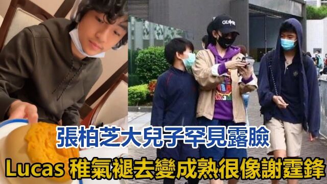 张柏芝大儿子罕见露脸,13岁很像谢霆锋,却对谢霆锋恨之入骨?