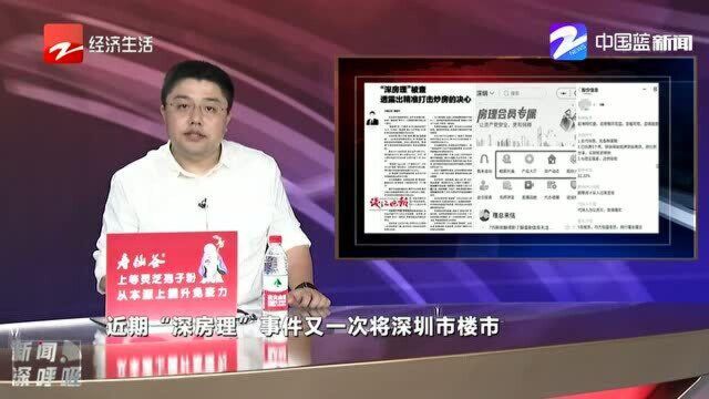 “深房理”被查 透露出精准打击炒房的决心