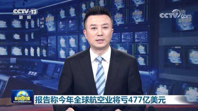 报告称今年全球航空业将亏477亿美元