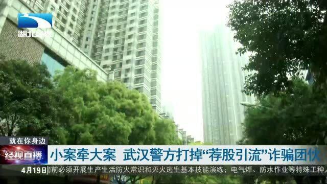 小案牵大案 武汉警方打掉“荐股引流”诈骗团伙