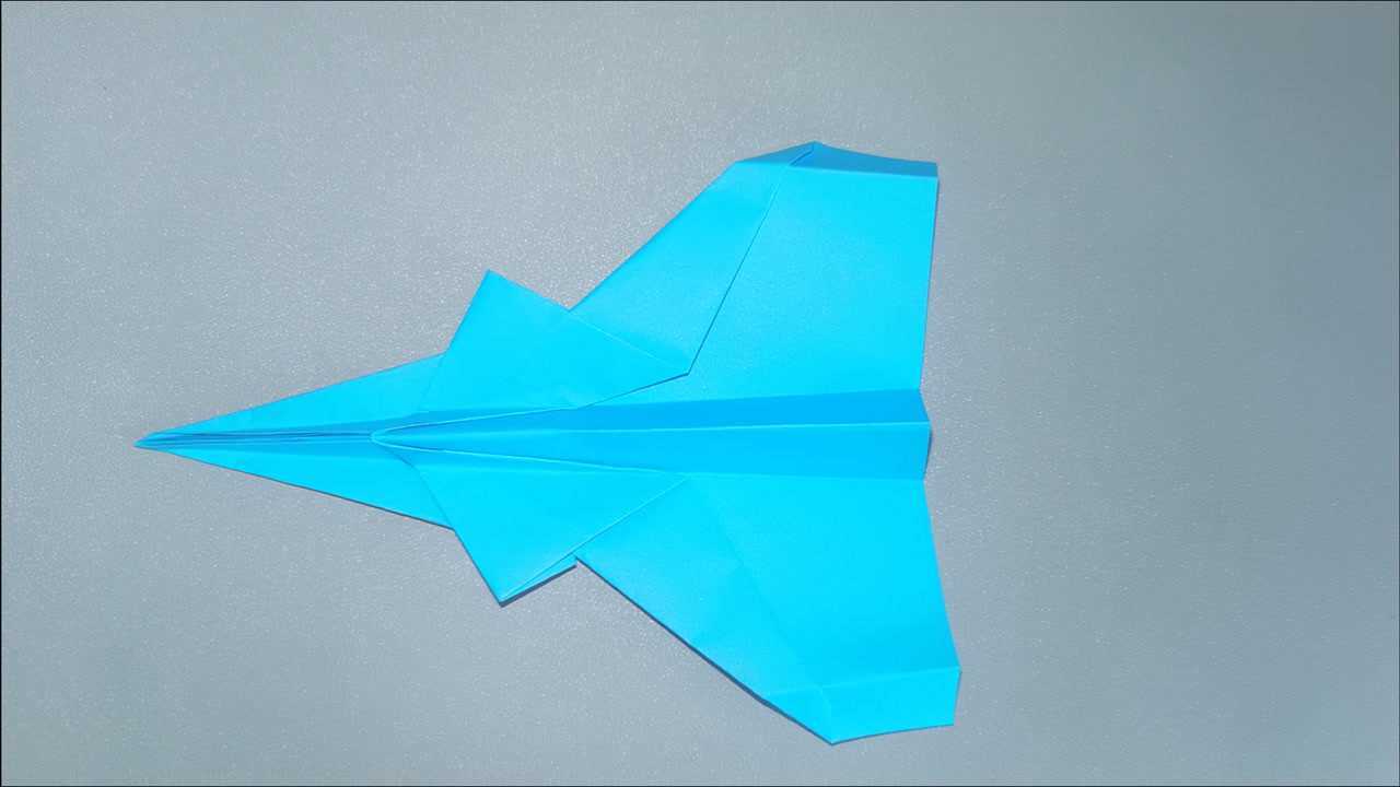 纸飞机飞的超远的f15战斗机三分钟学会