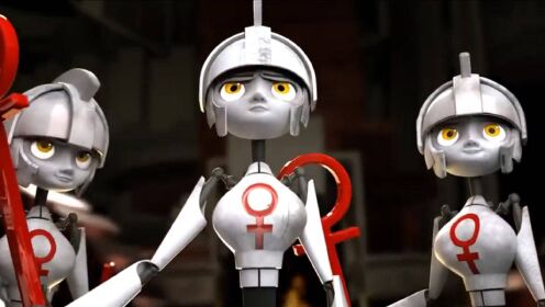 原来机器人也重男轻女，男机器人成为黄金战士，而女机器人却直接被淘汰