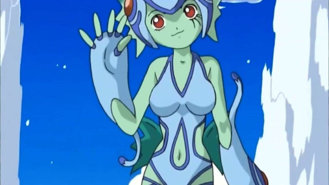 数码宝贝集美貌于一身的娜娜兽未进化得娜娜兽比仙女兽还漂亮哦