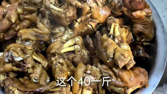 临沂农村非遗小吃猪头汤和卤猪蹄,每天600个猪蹄不够卖,那味道简直绝了