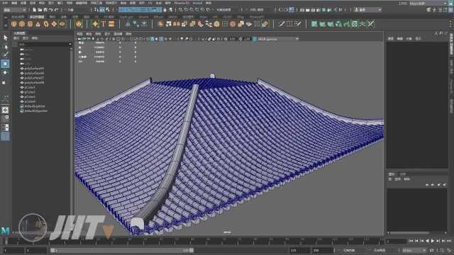 Maya2018古建筑屋顶