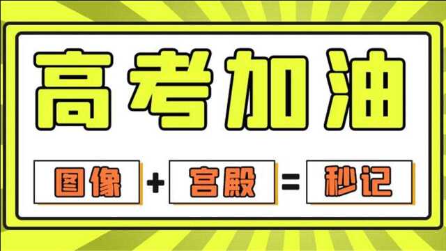 【高考必背】记忆宫殿一分钟记忆中高考必背古诗!