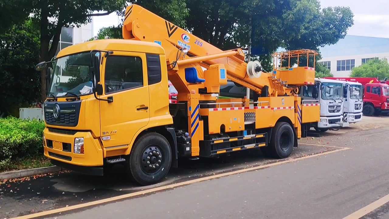 国六东风天锦28米登高专项高空作业车