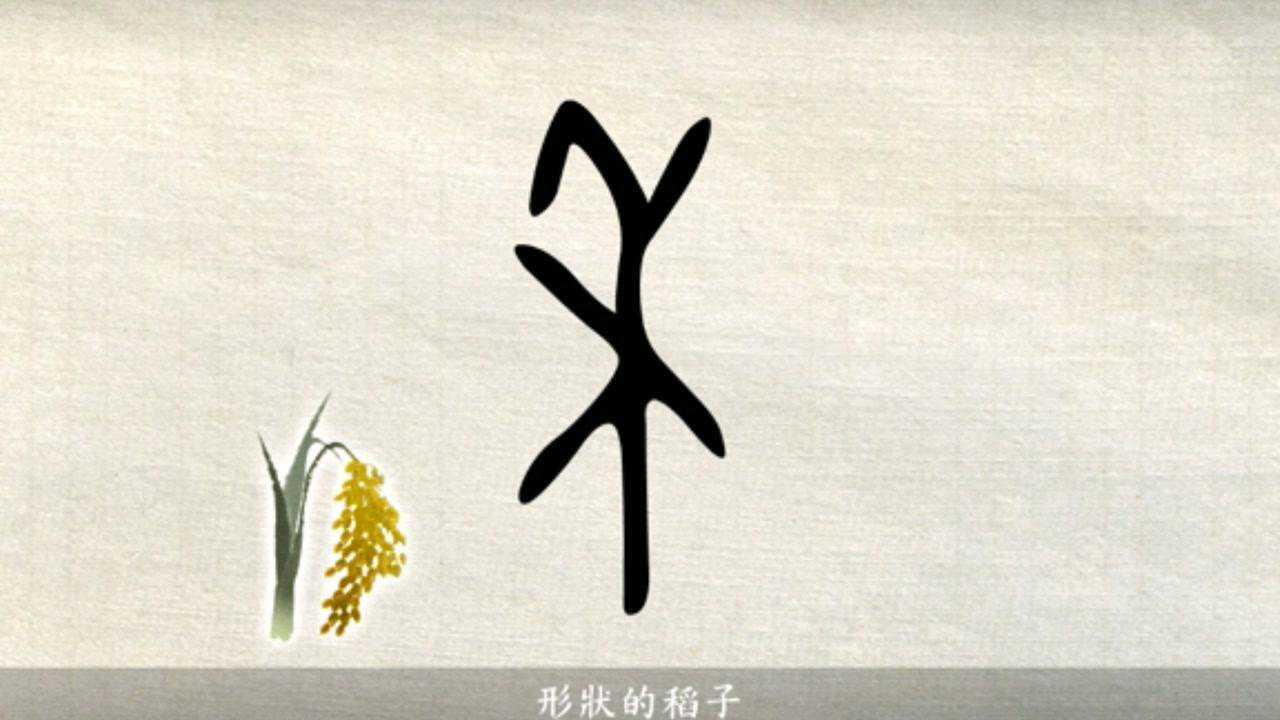自然的禾加一笔是什么字的图像