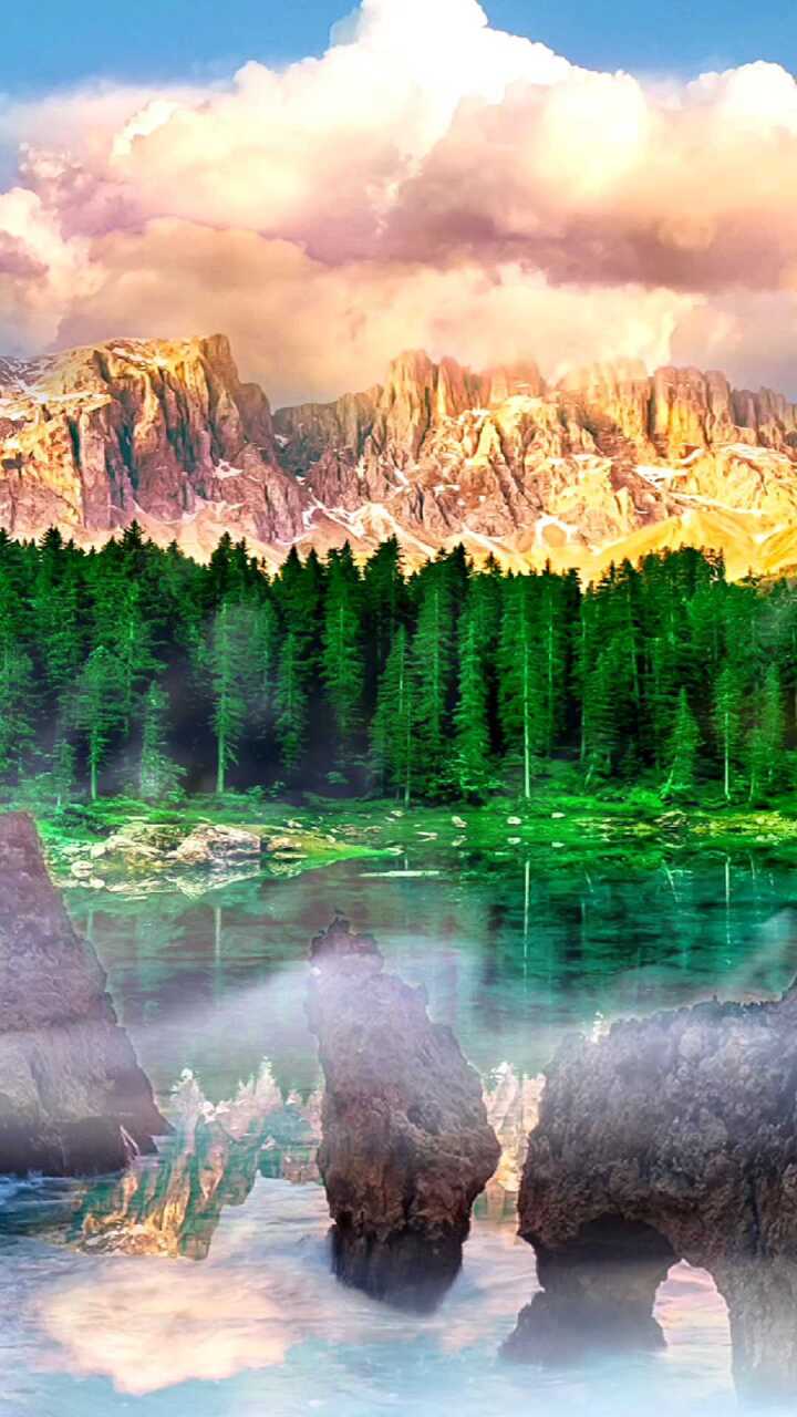 风景画美景如画